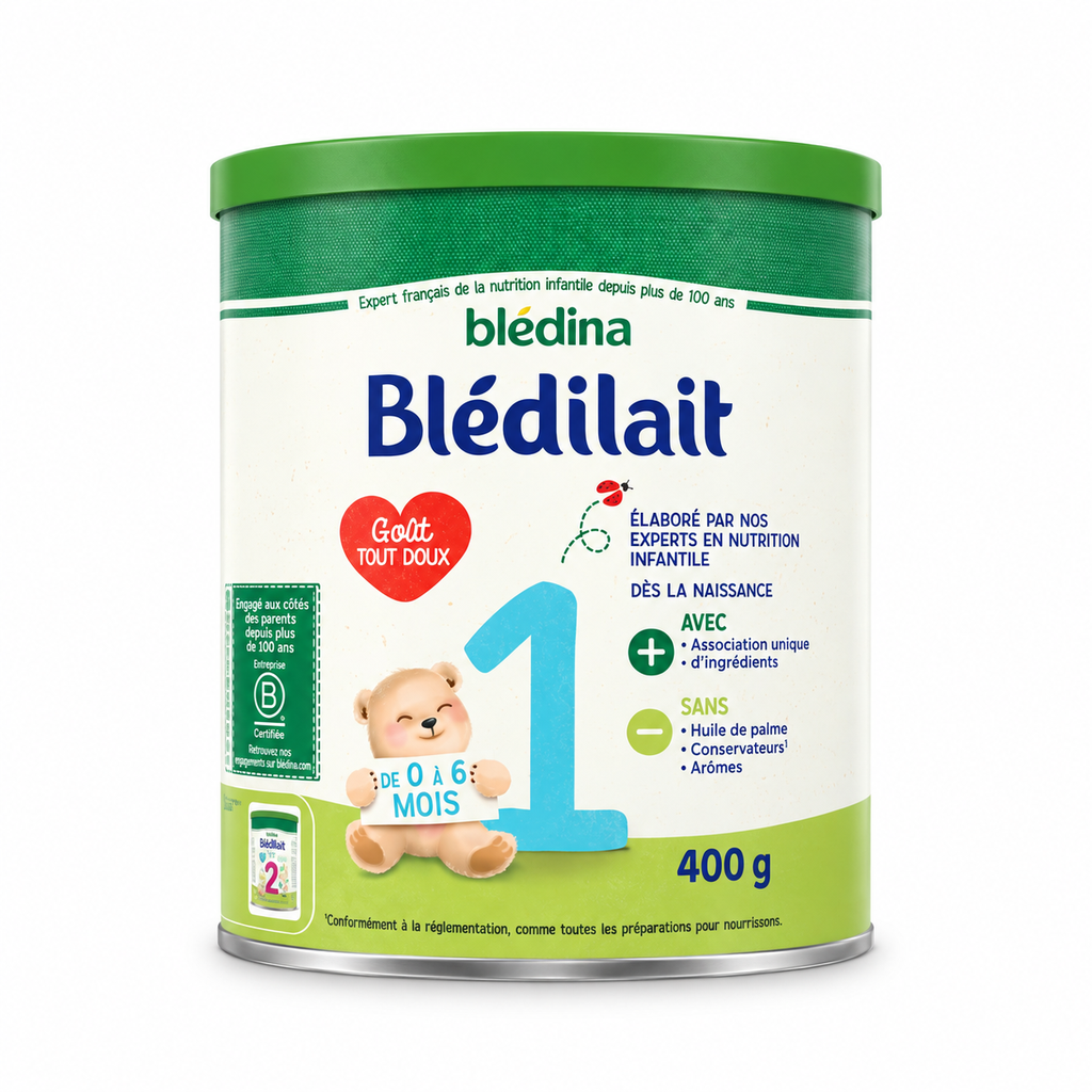 BLÉDILAIT 1 LAIT INFANTILE 0-6M 400G