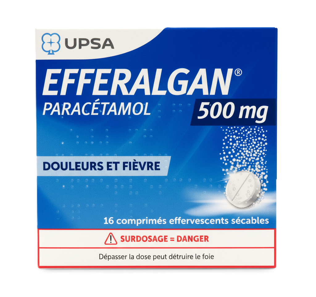 EFFERALGAN 500MG CPR EFF SECABLE16